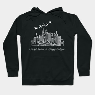 Merry Christmas Happy New Year Frankfurt Germany Hoodie